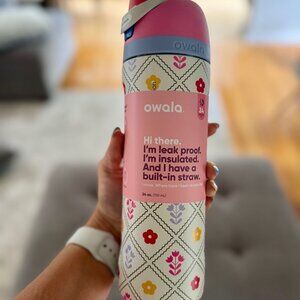 Owala Garden Whimsy 24oz Floral Flowers FreeSip water bottle NWT